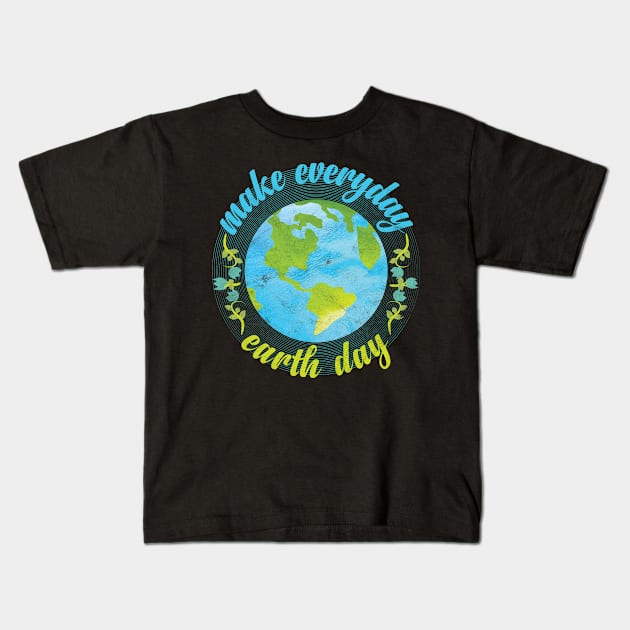 Earth Day Save the Earth Kids T-Shirt by avshirtnation